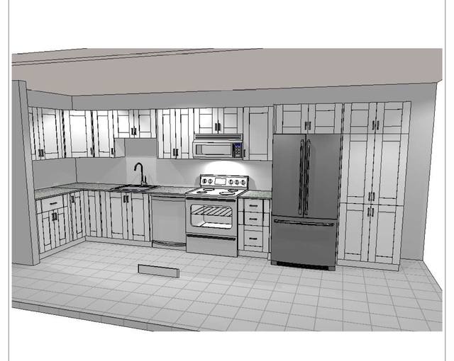 3D kitchen design &mdash; planned first